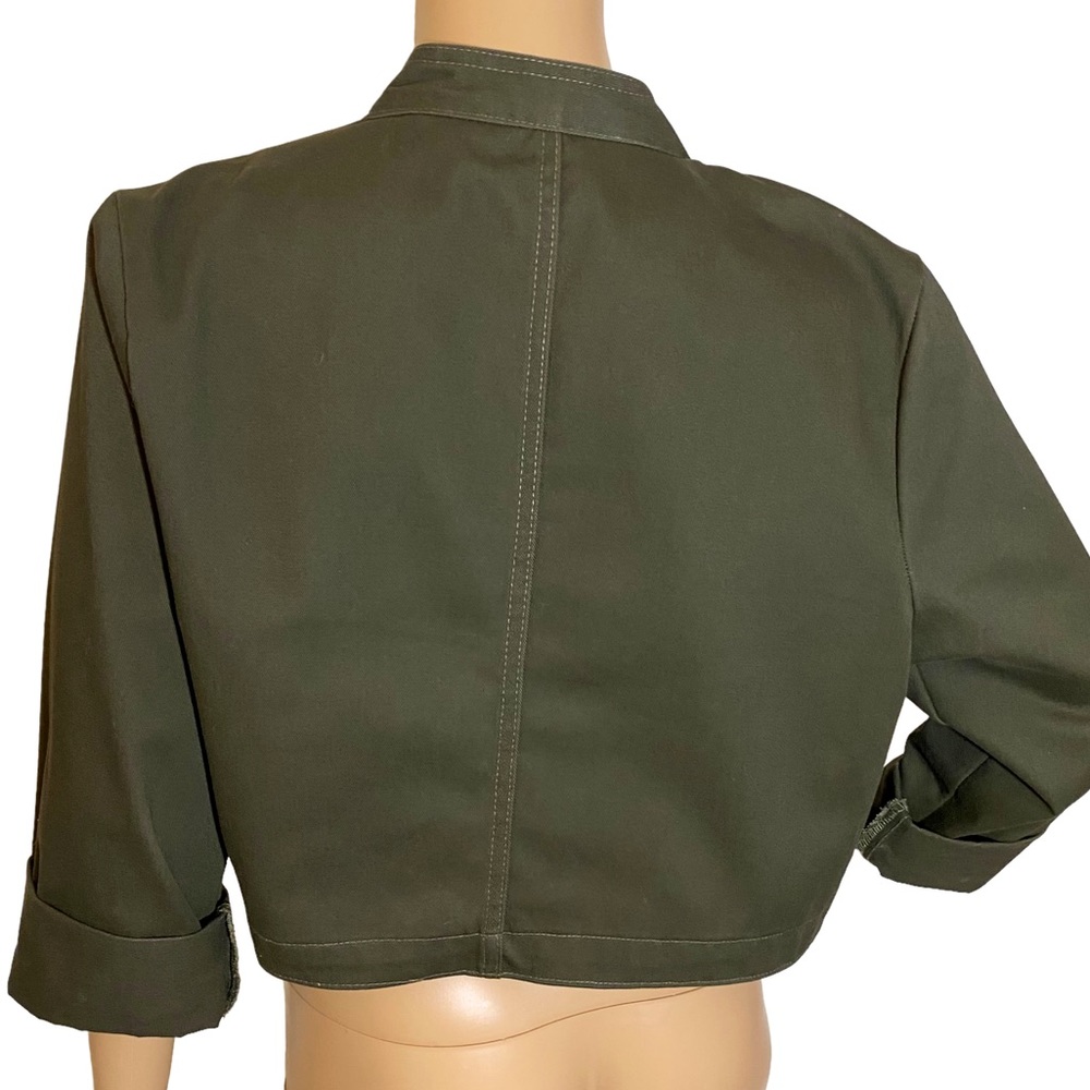 VINTAGE A.C. CLOTHING CROP JACKET SZ M - Picture 2 of 15
